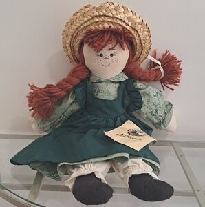 NWT- Vintage 90s Anne Of Green Gables Cloth Doll.